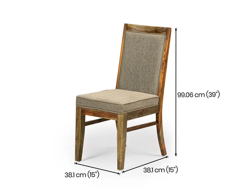 Belle Solid Wood 4 Seater Dining Set